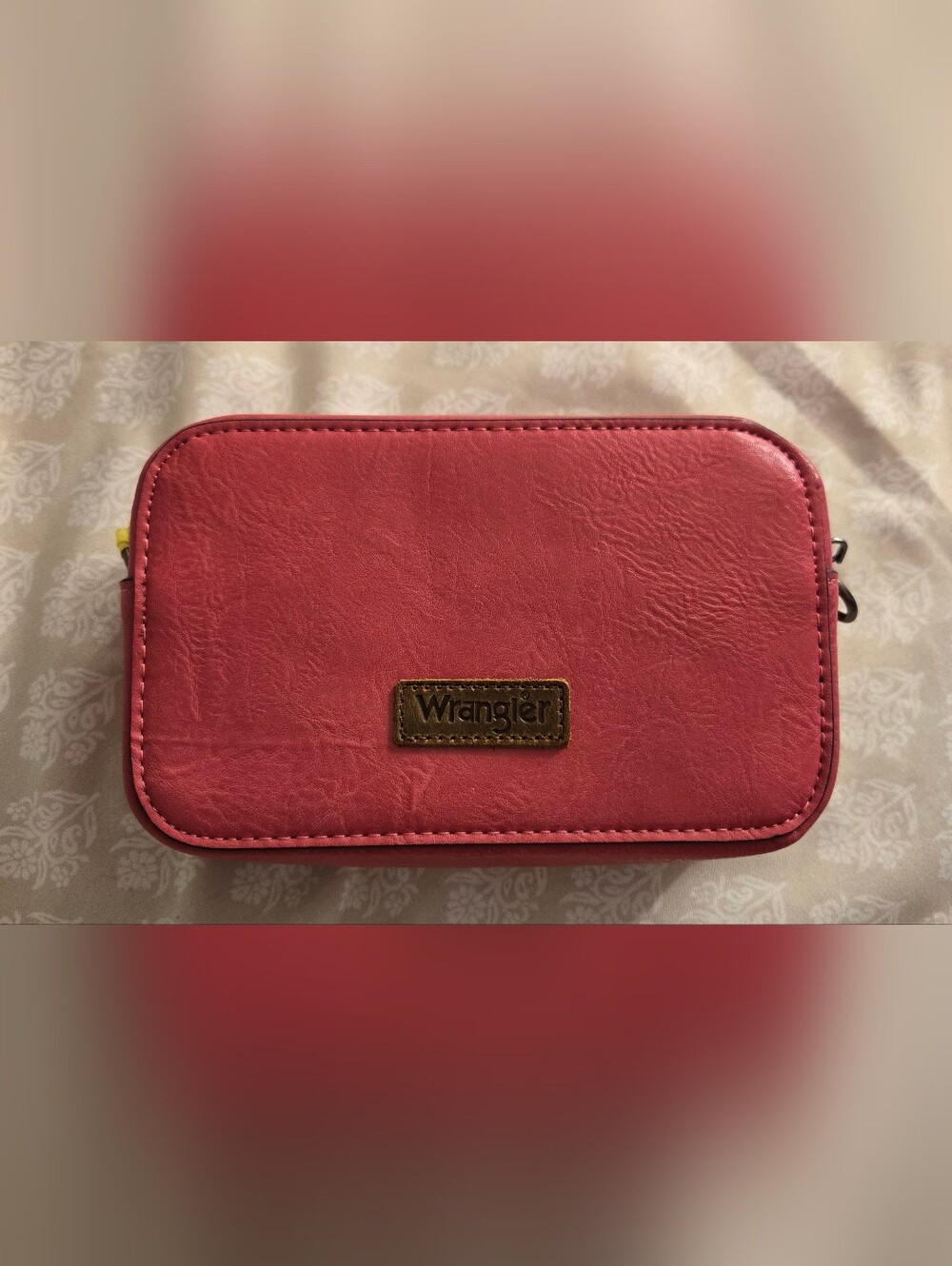 Wrangler Coral-Pink Mini Crossbody Bag